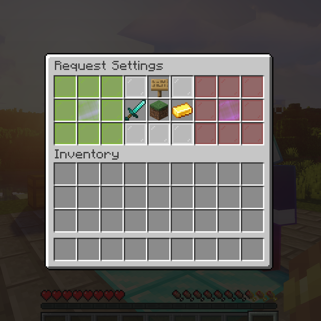 Request settings